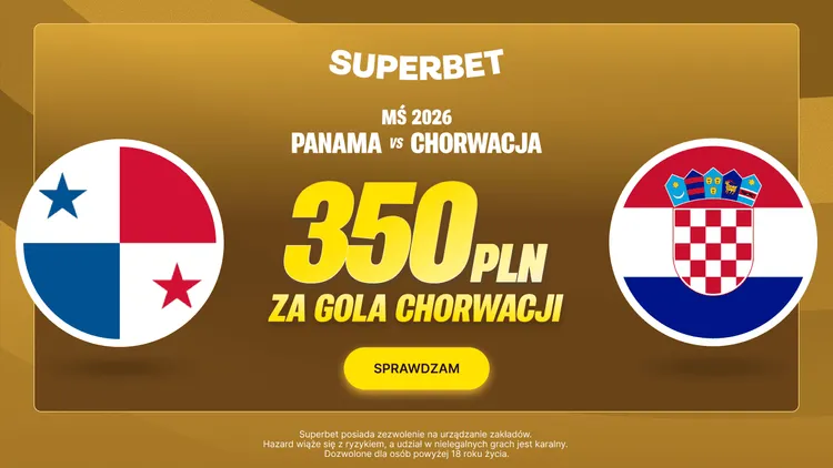 Superbet: 350 PLN za gola Chorwacji w meczu z Panamą