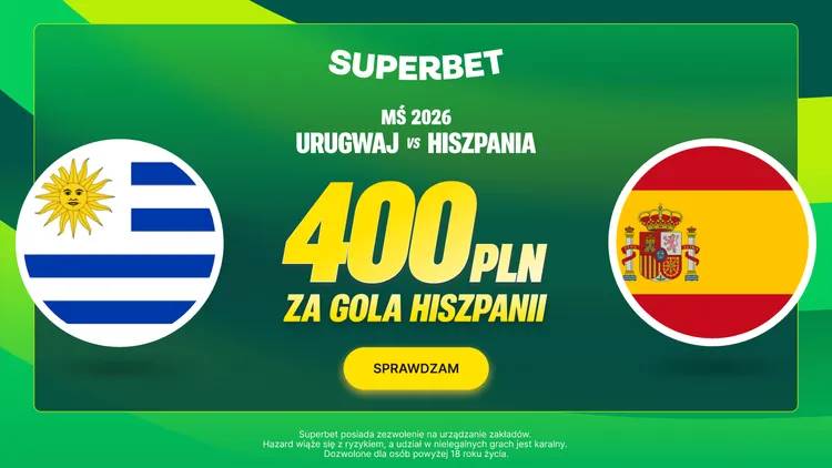 Superbet: 400 PLN za gola Hiszpanii w meczu z Urugwajem