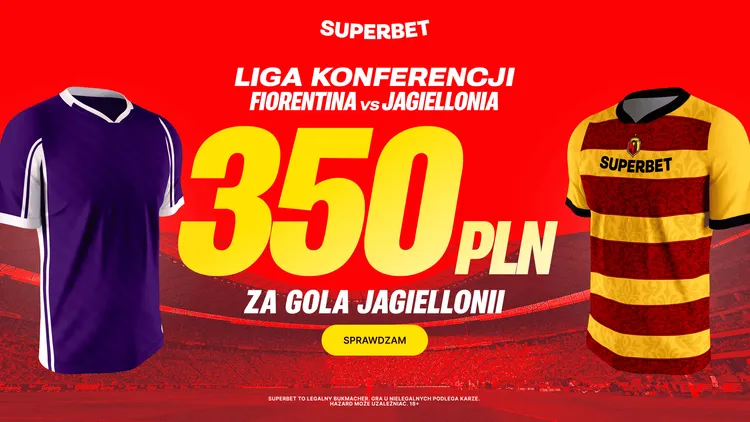 350 PLN za gola Jagiellonii w meczu z Fiorentiną!