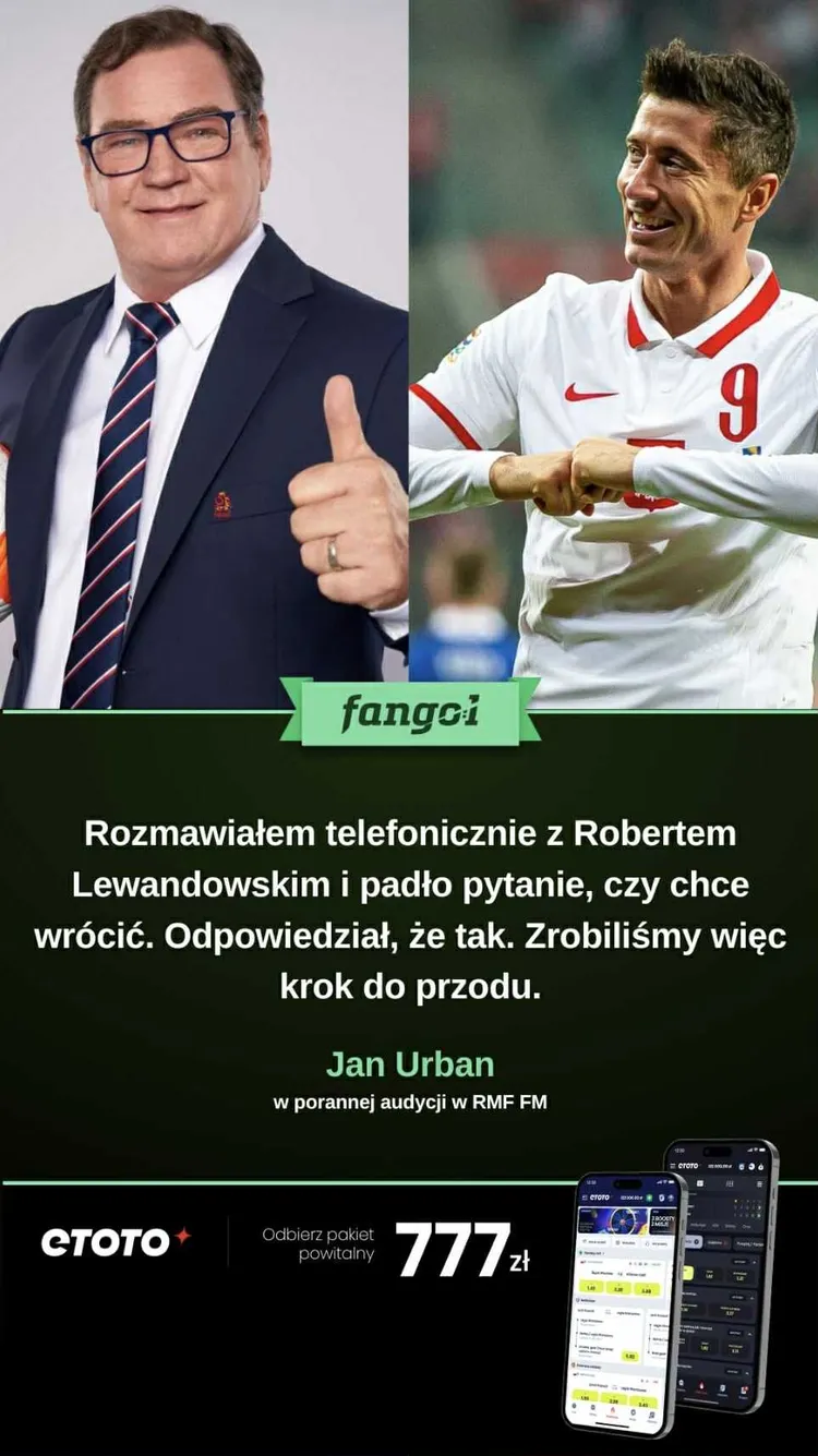 LEWANDOWSKI CHCE WRÓCIĆ DO KADRY!