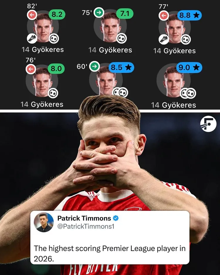 Gyokeres znalazł formę ze Sportingu!