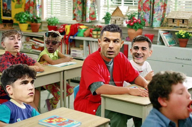 Cristiano Ronaldo podczas dzisiejszego finału: