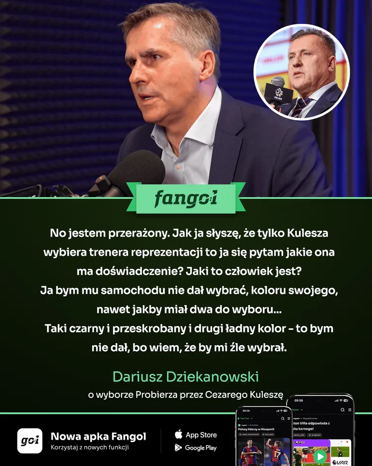 Dziekanowski ostro o Kuleszy!