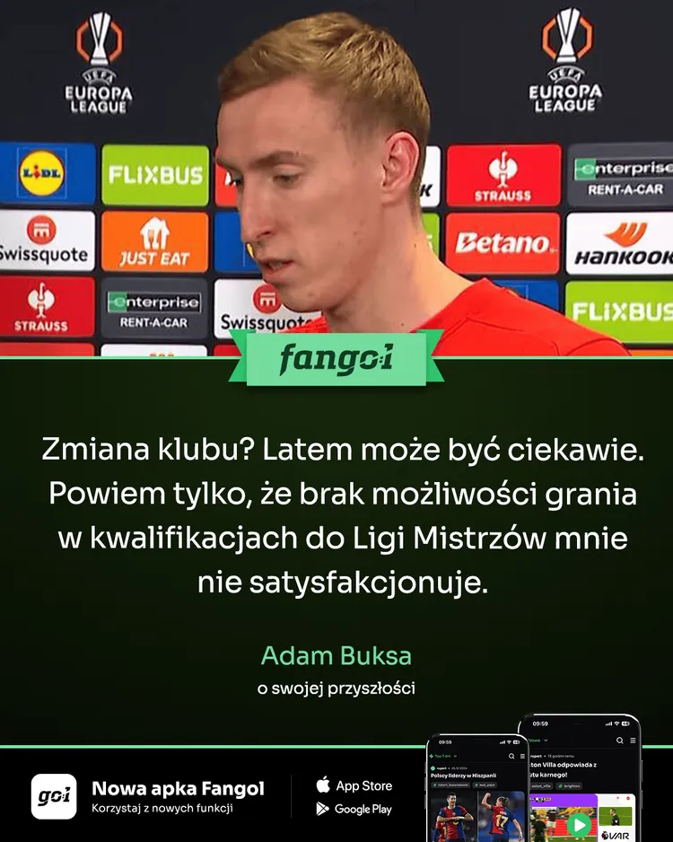 Buksa gotowy do odejścia