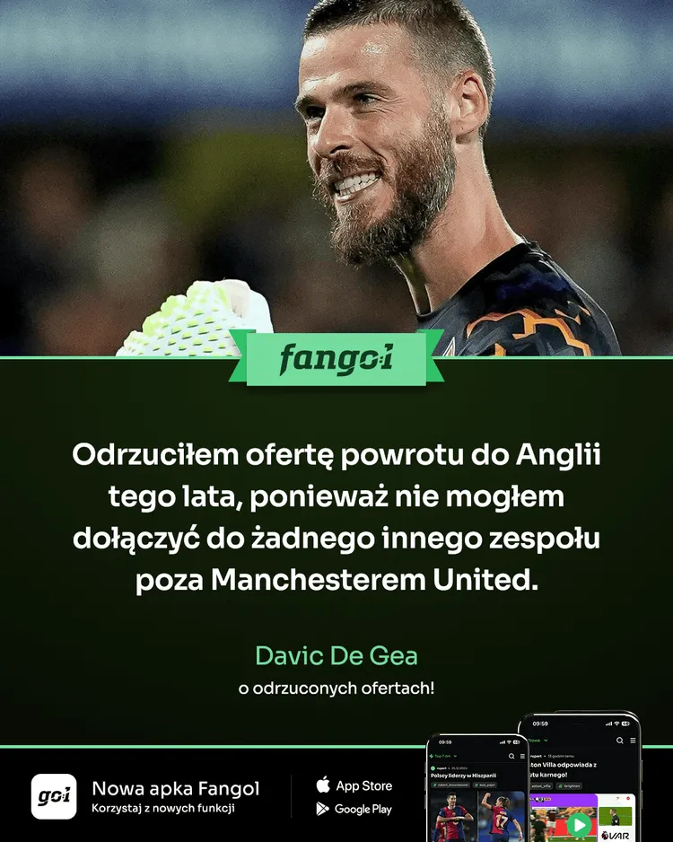 David De Gea nadal kocha Manchester United!