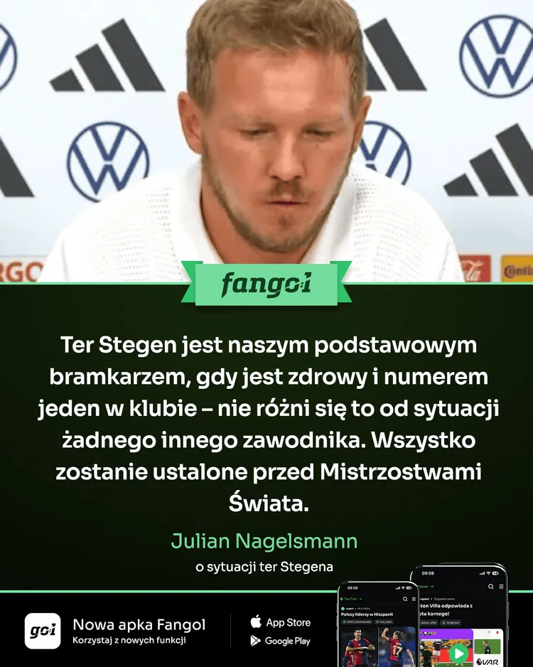 Nagelsmann o sytuacji ter Stegena!