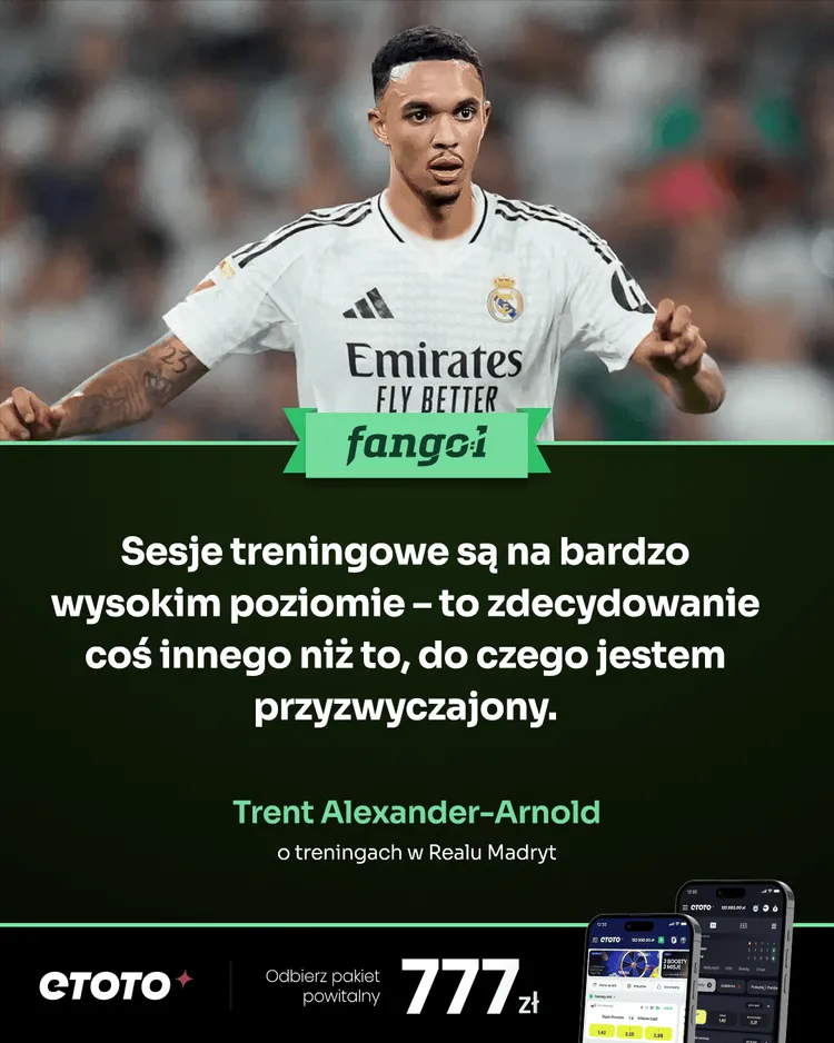 Trent komentuje poziom treningów w Realu!