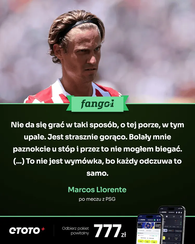 Marcos Llorente o warunkach gry w USA!