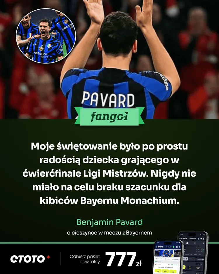 Pavard tłumaczy się z cieszynki po golu z Bayernem!