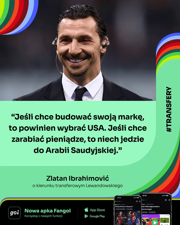 Ibrahimović radzi Lewandowskiemu. Wskazał dwa kierunki.