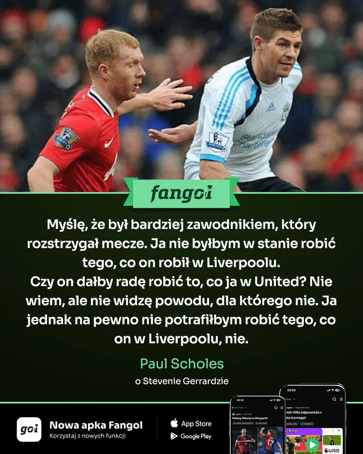 Paul Scholes o Stevenie Gerrardzie!