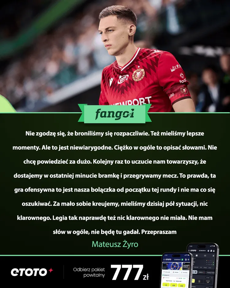 Mateusz Żyro: Gra ofensywna to jest nasza bolączka