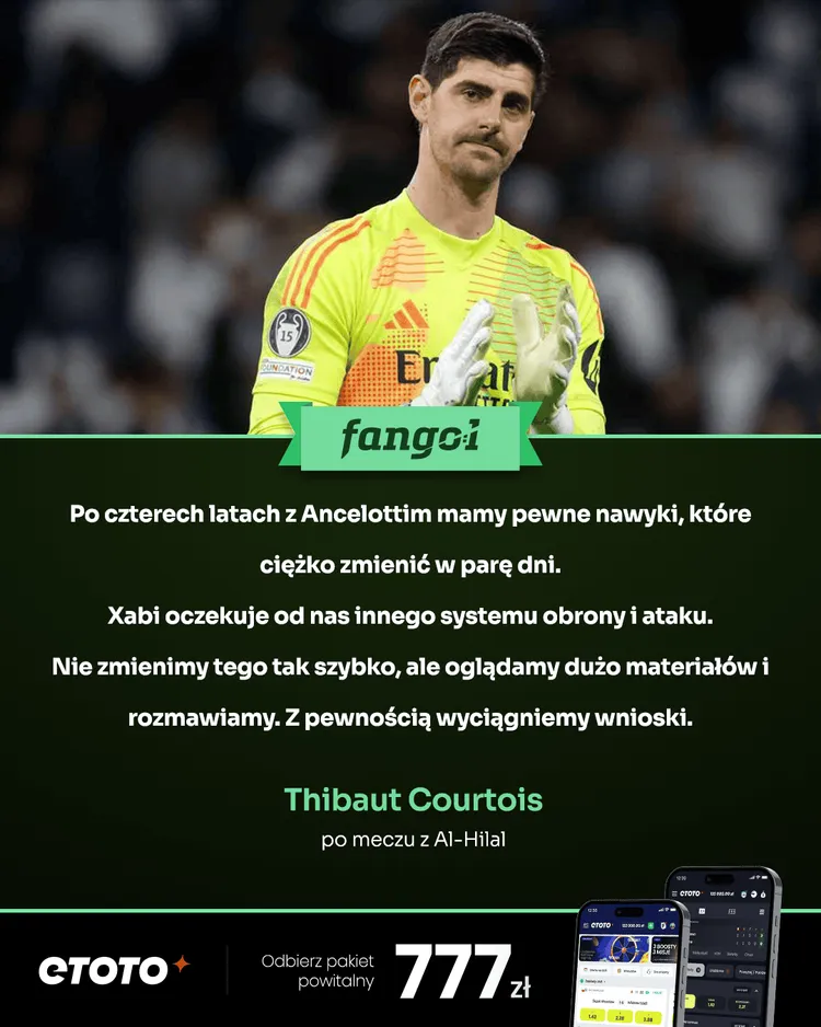 Courtois po meczu z Al-Hilal!