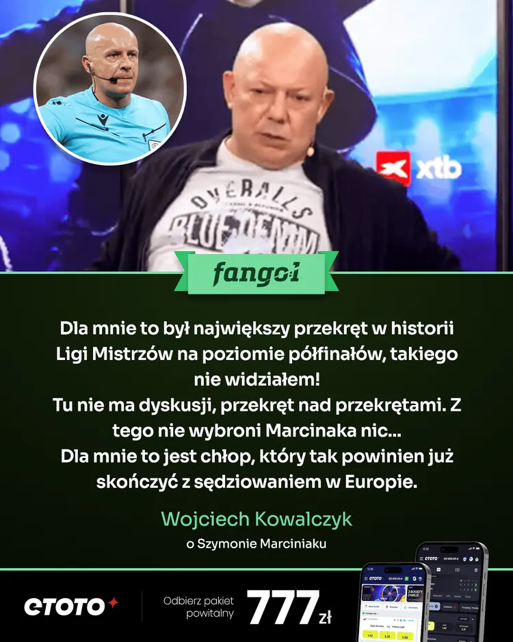 Kowal ostro o Szymonie Marciniaku!