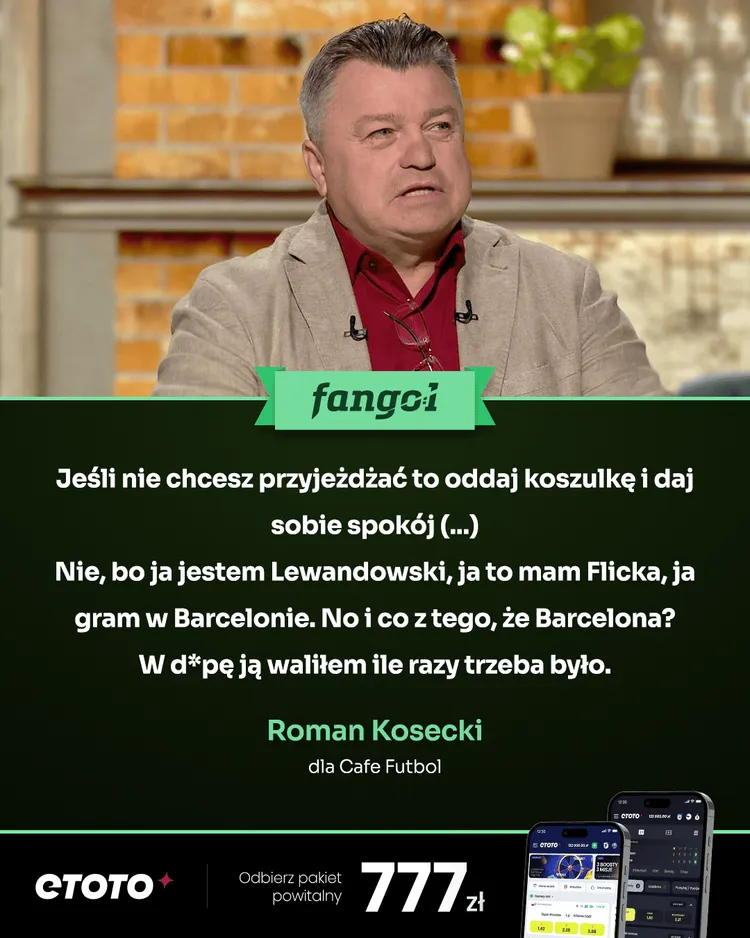 Roman Kosecki ostro o Lewandowskim!
