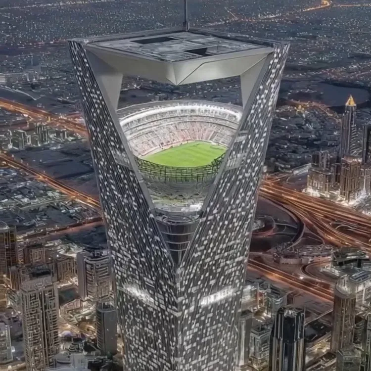 Futurystyczny projekt stadionu w Arabii Saudyjskiej!