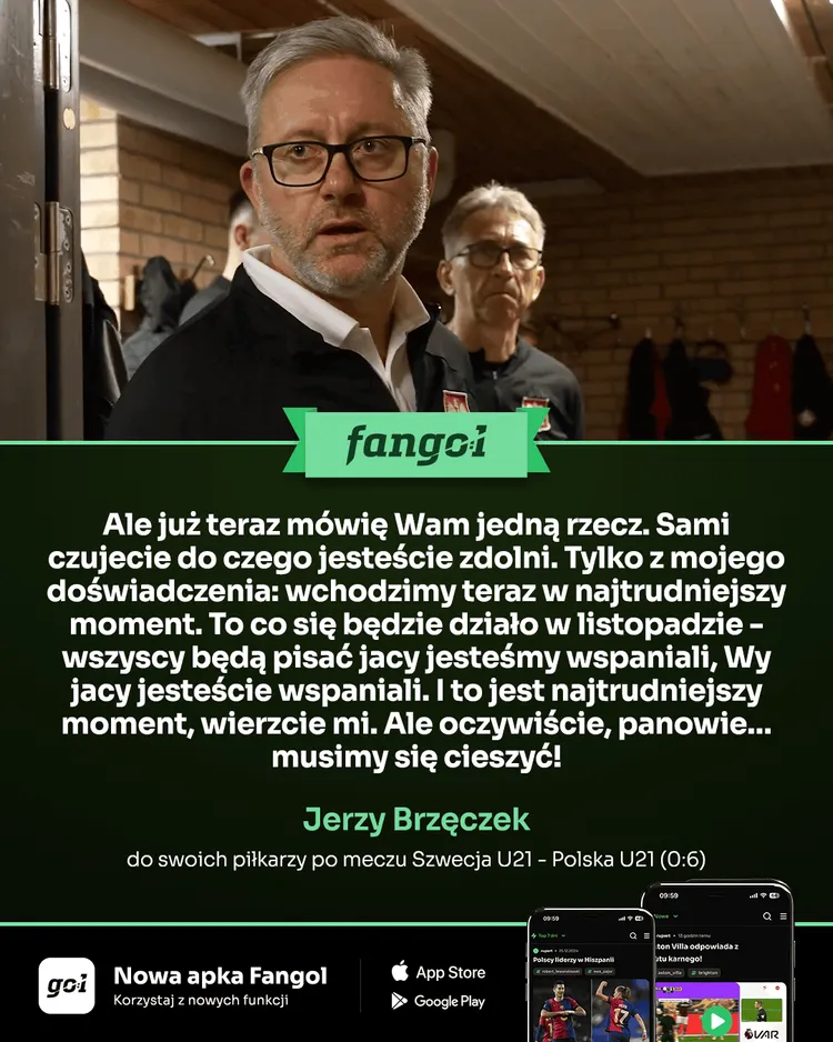 To Jerzy Brzęczek powiedział do swoich piłkarzy po wygranej ze Szwecją!