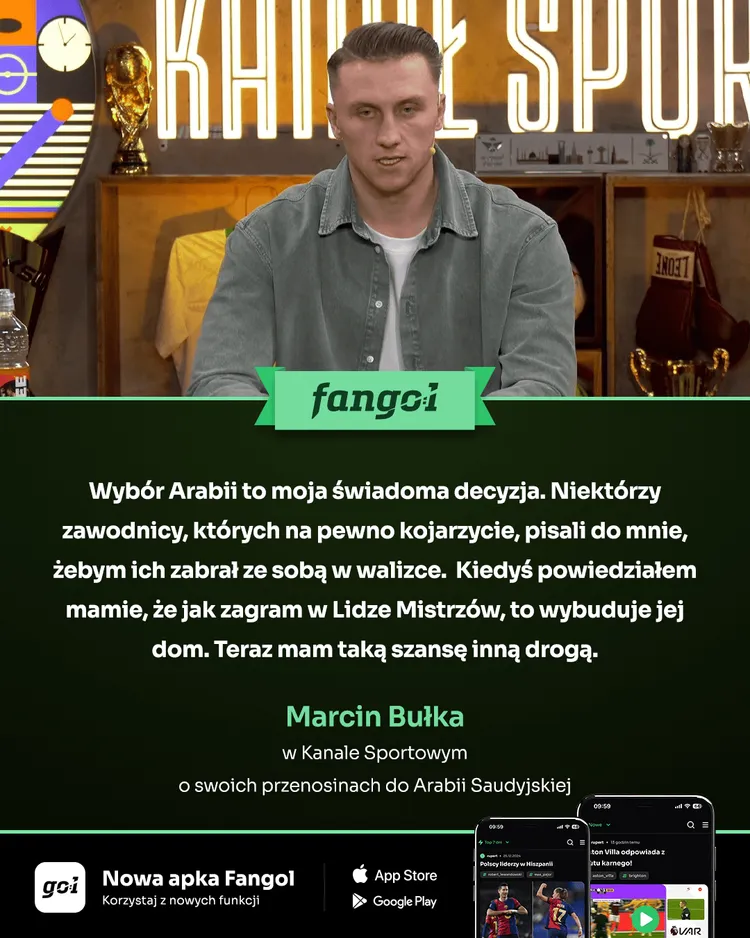 Marcin Bułka wyjaśnił, dlaczego wybrał Arabię Saudyjską
