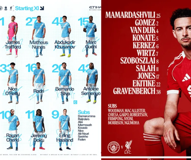 W takich składach Manchester City i Liverpool powalczą o półfinał FA Cup