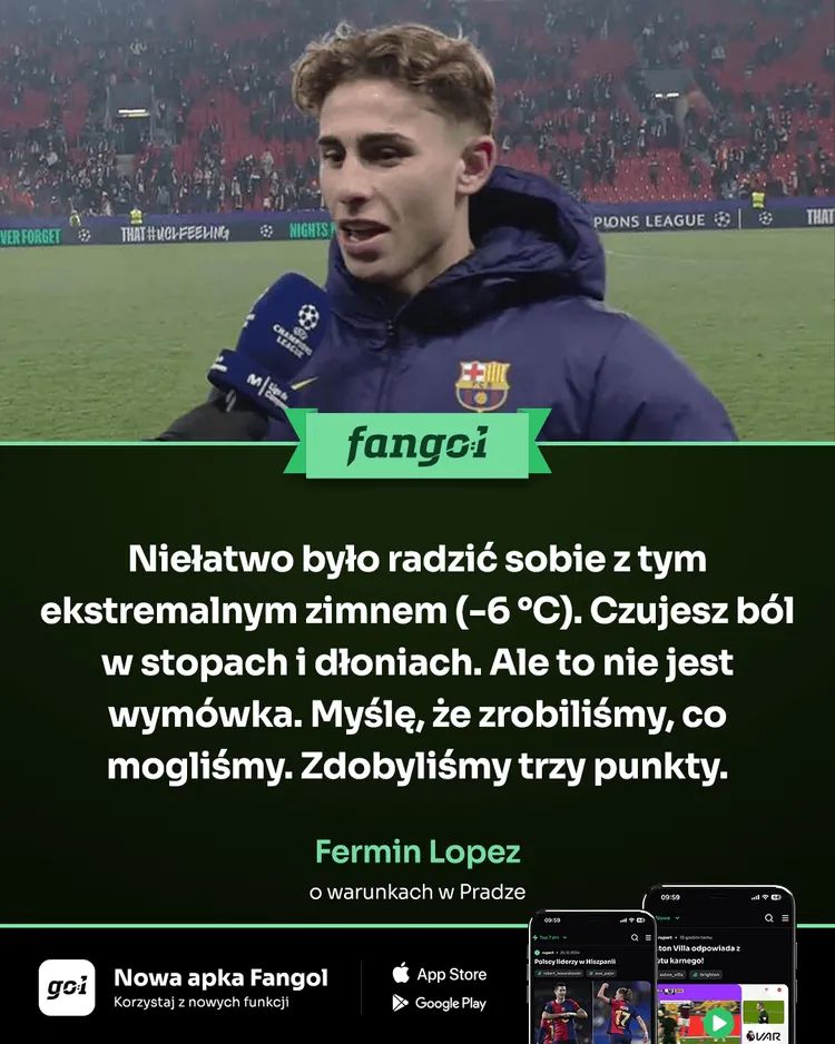 Fermin Lopez o warunkach w Pradze. Tymczasem Polska XD