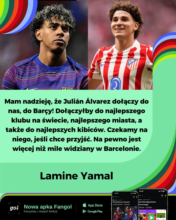 Lamine YAMAL skierował słowa do Juliana ALVAREZA!