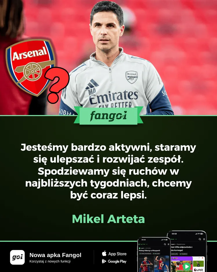 Mikel Arteta zapowiedział transfer Viniciusa? Trener "Kanonierów" daje znać