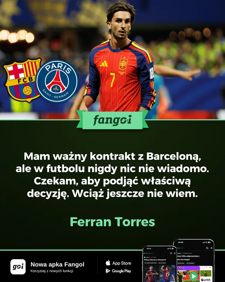 Ferran Torres odpowiedział na doniesienia ws. jego transferu z Barcelony!
