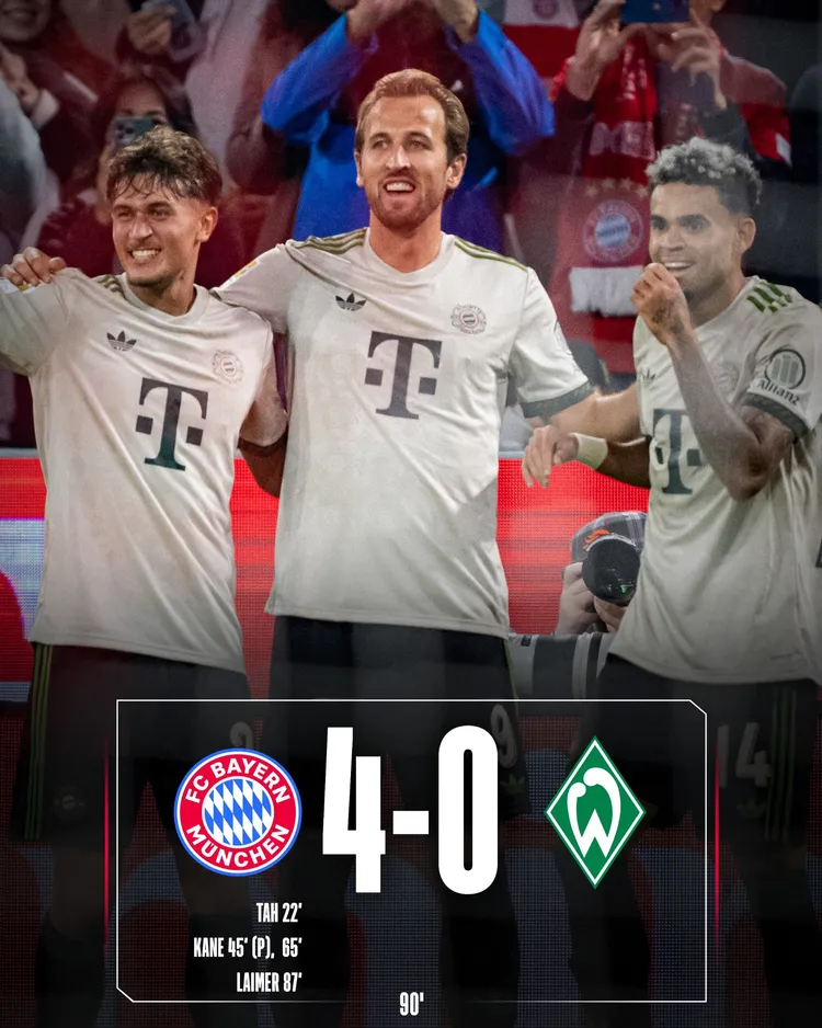 Bayern rozbił Werder!