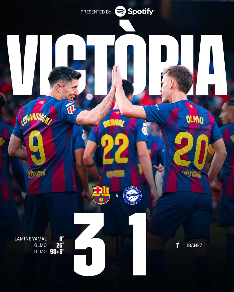 FC Barcelona pokonuje Deportivo Alaves!