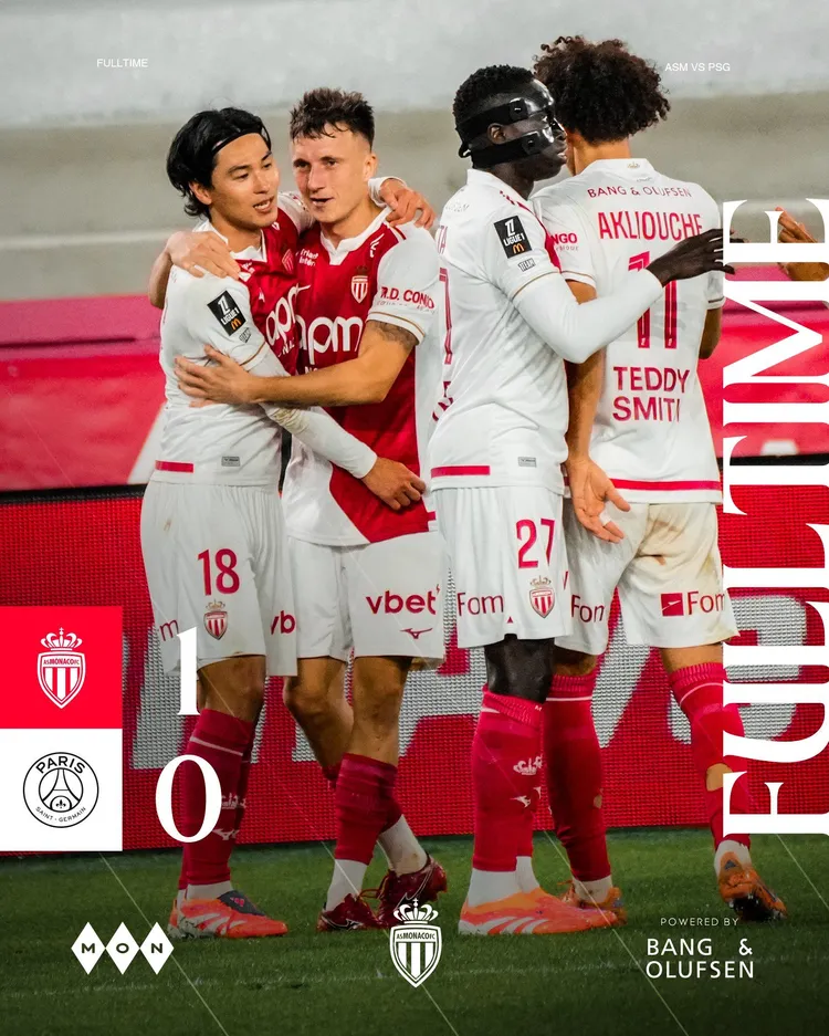 AS Monaco pokonuje PSG!