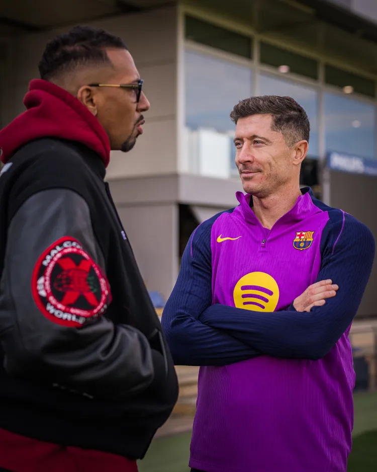 Specjalny gość na treningu FC Barcelony