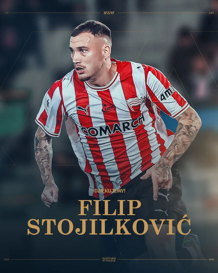 Filip Stojilković odchodzi z Cracovii