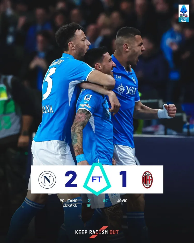 Zwycięstwo Napoli w meczu z Milanem!