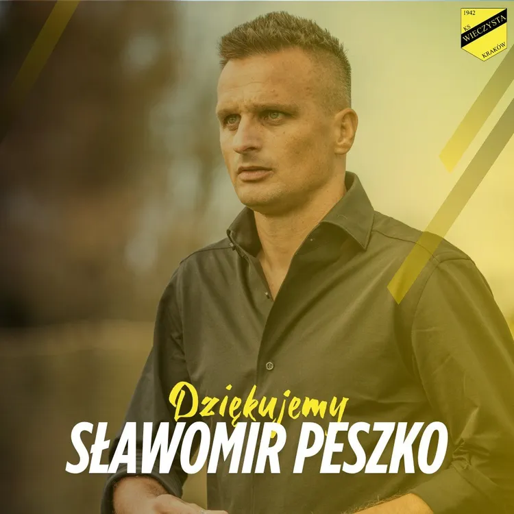 Peszko zwolniony z Wieczystej