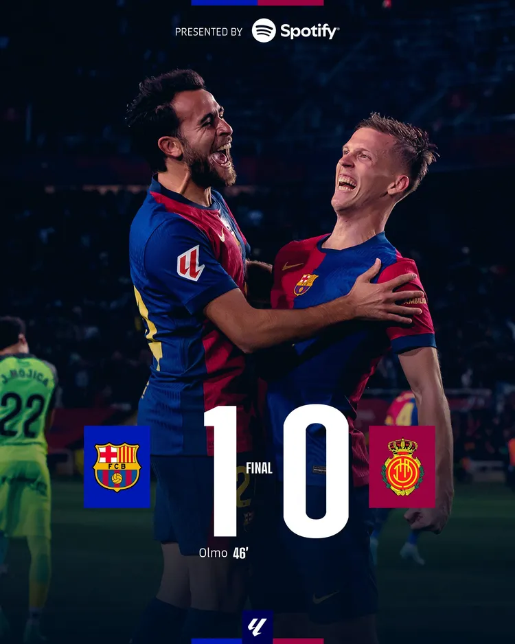Barcelona wygrała z Mallorcą!