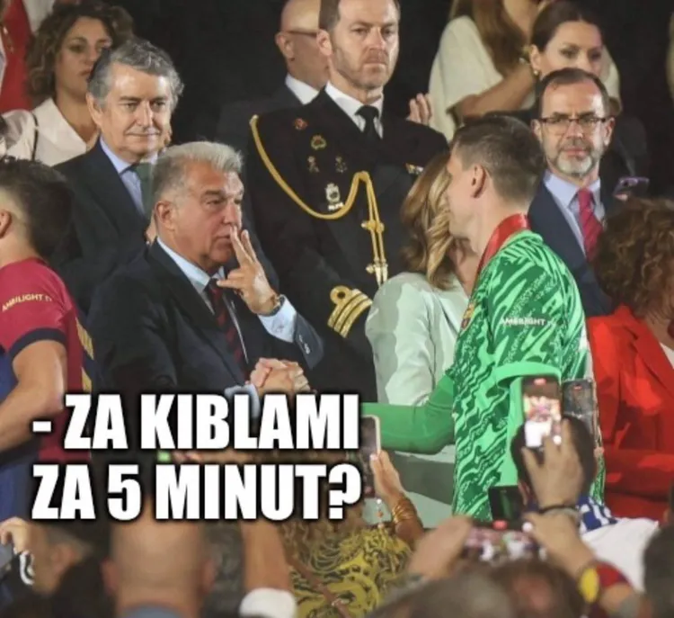 Co naprawdę Laporta chciał przekazać Szczęsnemu? 😆