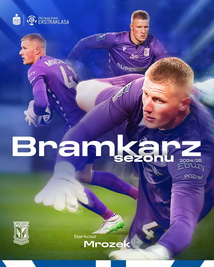Bartosz Mrozek bramkarzem sezonu w PKO BP Ekstraklasie!