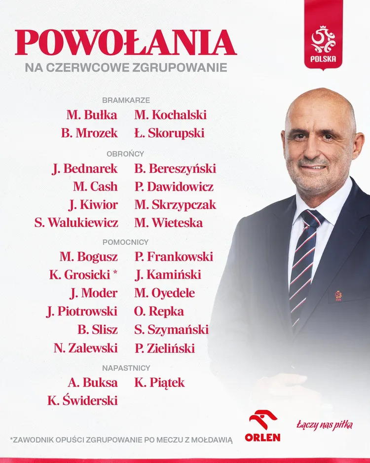 Powołania na mecze z Mołdawią i Finlandią!