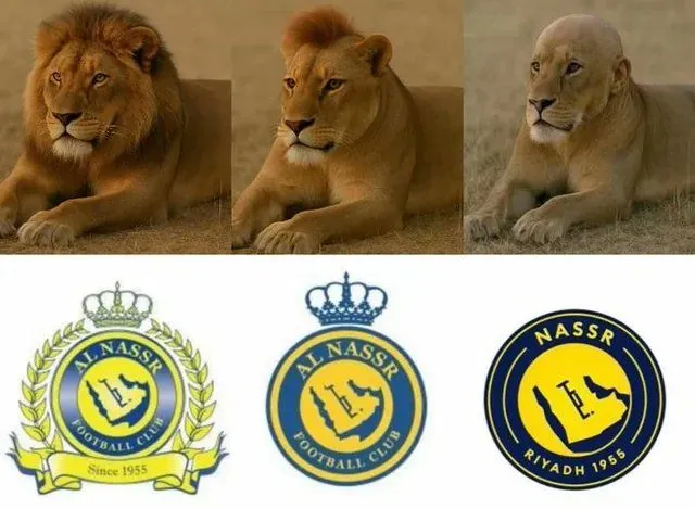 Historia zmiany herbu Al-Nassr xD