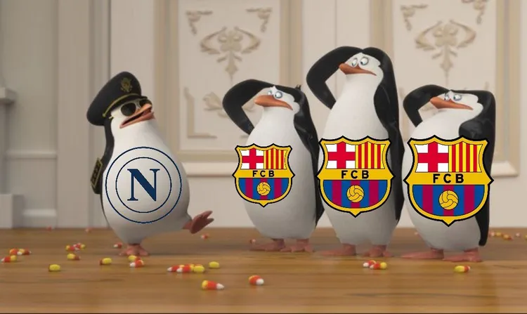Barcelona po wygraniu ligi przez Napoli!