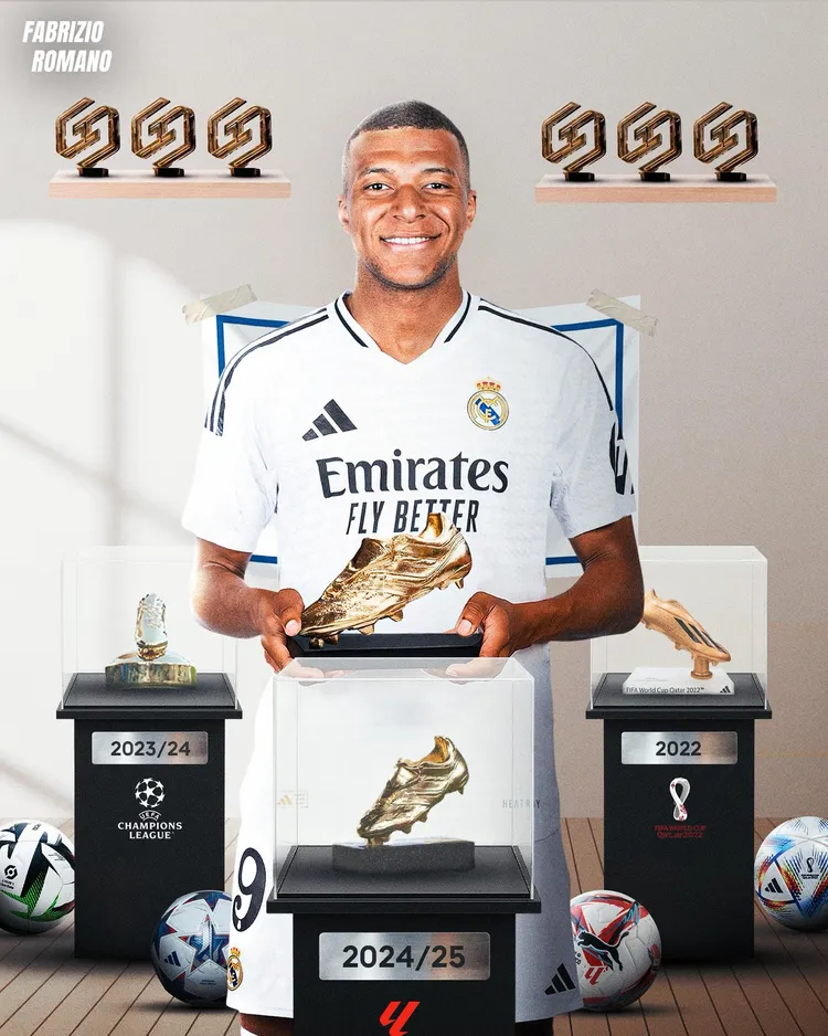 Kylian Mbappe zdobył nagrodę Złotego Buta!