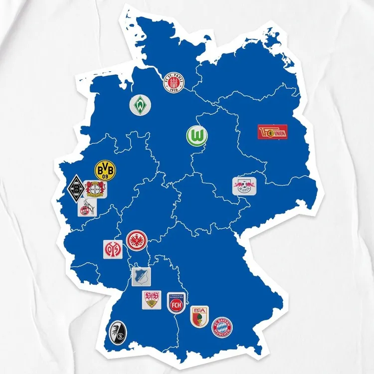 Mapa Bundesligi 25/26