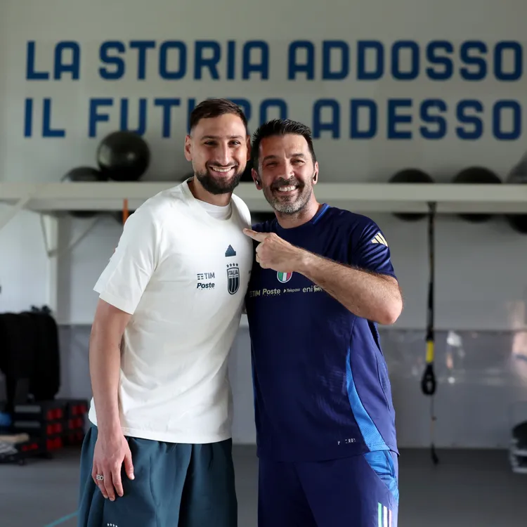 Gigi Donnarumma spotkał Gigiego Buffona!