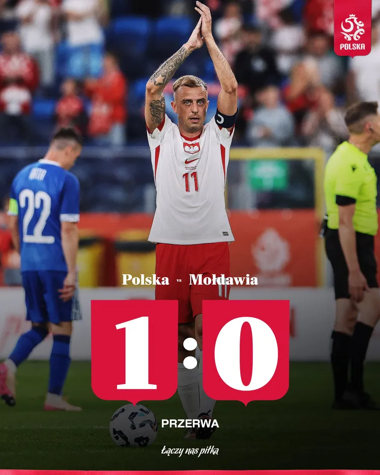 Prowadzimy po pierwszej połowie