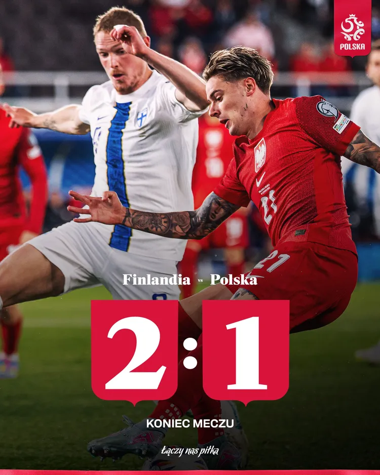 Koniec meczu! Polska przegrywa z Finlandią