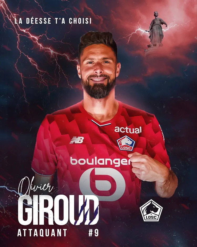 Giroud OFICJALNIE w Lille!