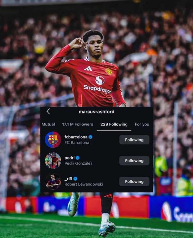 Rashford zaobserwował Barcelonę, Lewego i Pedriego!