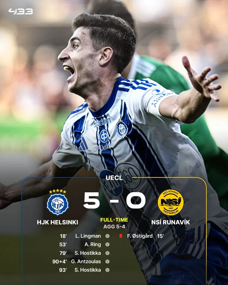 REMONTADA HJK Helsinki!