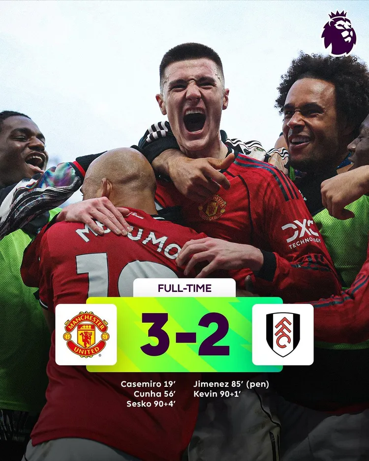 CO ZA KOŃCÓWKA! Manchester United wygrywa trzeci mecz z rzędu ✅