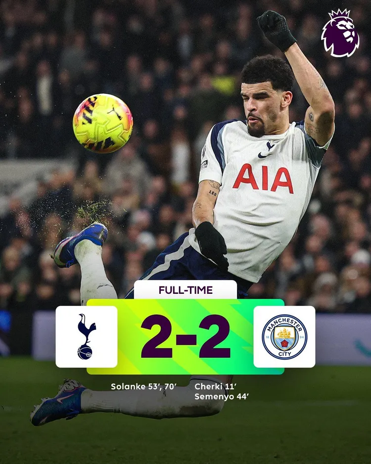Solanke ratuje punkt dla Tottenhamu!